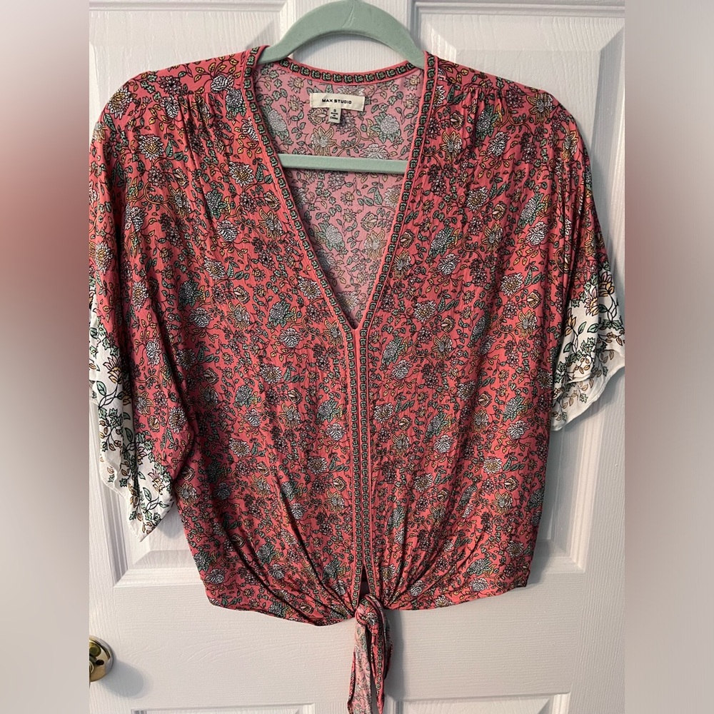 Max Studio Cropped Top